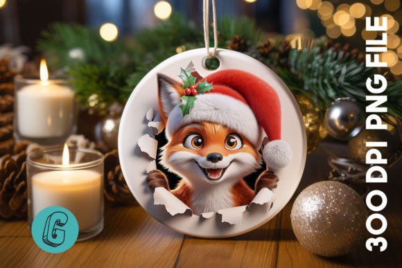 3D Fox Christmas Ornament Front 04: A Practical Review for Digital Sellers
