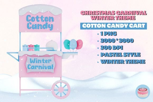 Christmas Carnival Winter - Cotton Candy