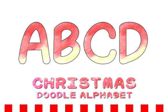 Christmas Doodle Alphabet Letter 143 Review