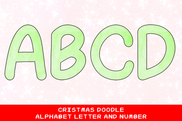 Christmas Doodle Alphabet Letter 44: A Designer’s Review for Illustrations