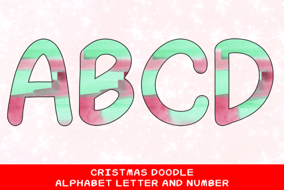 Christmas Doodle Alphabet Letter 46: A Crafter’s Review of This Festive Illustrations Asset