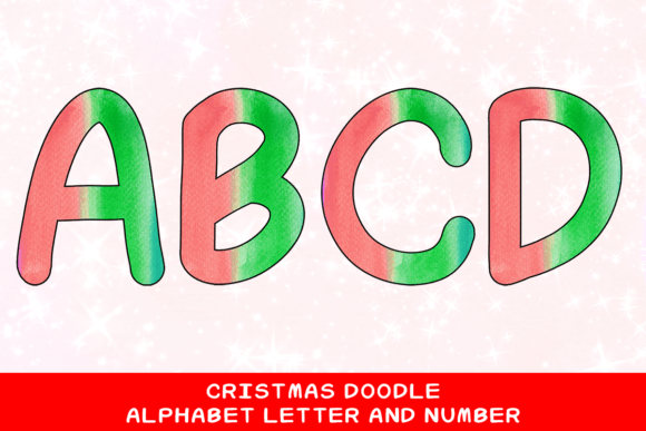 Christmas Doodle Alphabet Letter 61 Review for Digital Sellers