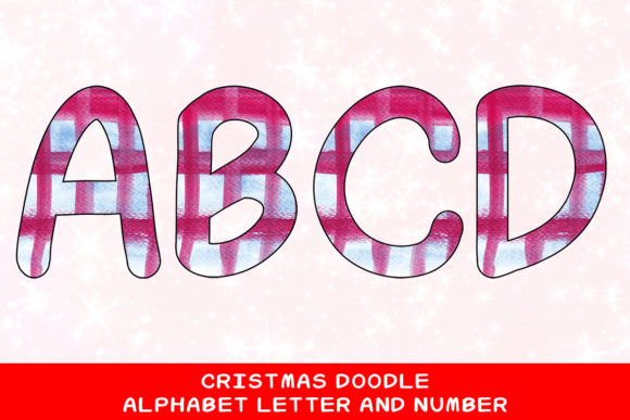 Christmas Doodle Alphabet Letter 70 Review for Brand Identity and Illustrations