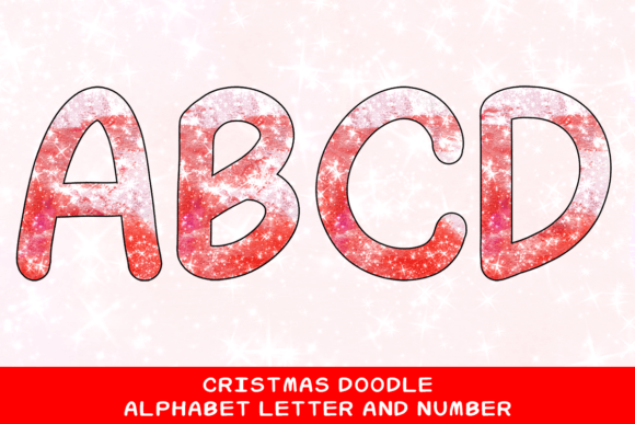 Christmas Doodle Alphabet Letter 97 Review for Illustrations