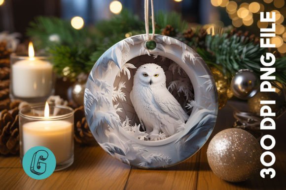 Cute Owl Christmas Ornament PNG 13 Review
