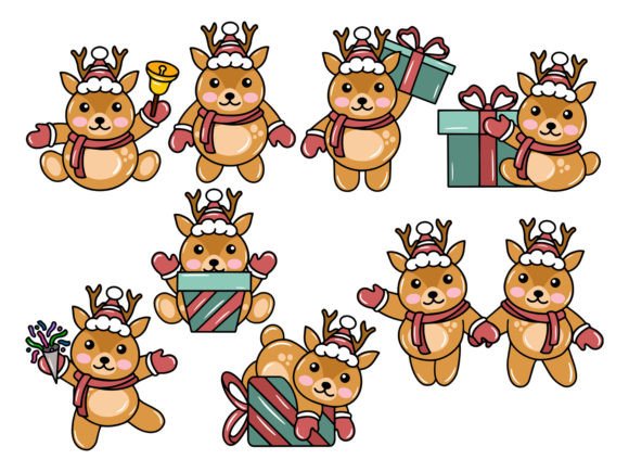 Deer Cartoon for Christmas Day Review