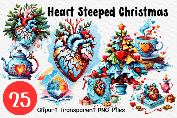 Heart Steeped Christmas Sublimation: A Review for Illustrations