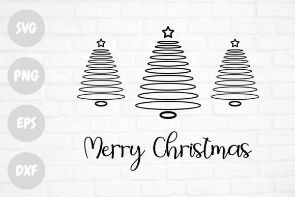 Merry Christmas with Trees Illustrations: A Designer’s Review for Small Business Branding