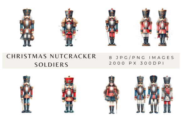 Nutcracker Christmas Soldiers: A Review of Festive Illustrations for Branding