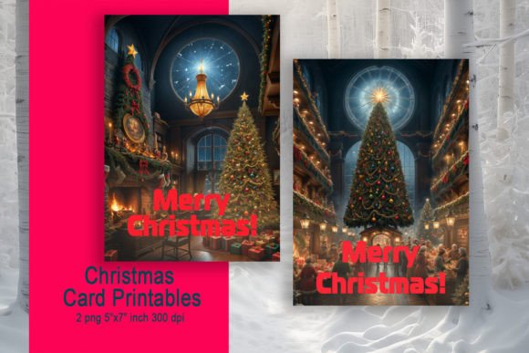 Vintage Christmas Cards Merry Christmas Illustrations Review