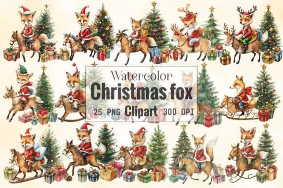 Watercolor Christmas Fox Clipart: A Brand Designer’s Review for Modern Illustrations